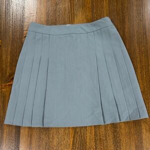 ASOS Classic Gray Pleated Skirt